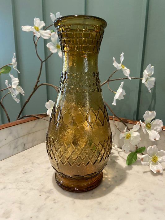 Grand vase haut fumé