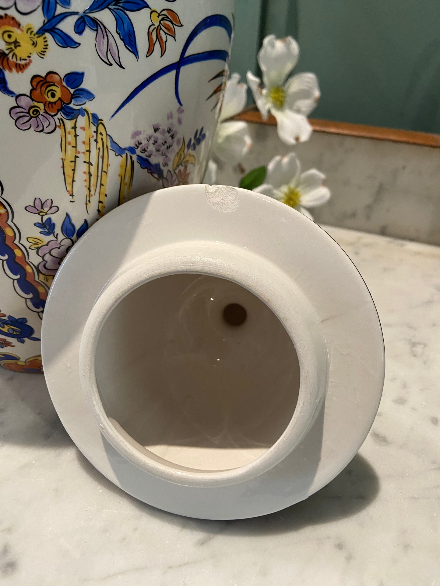Grande potiche décorative