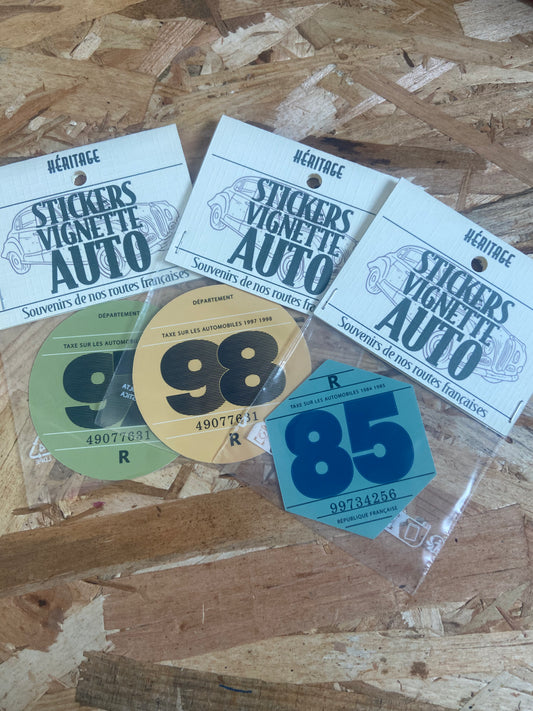 Sticker Vignettes Auto