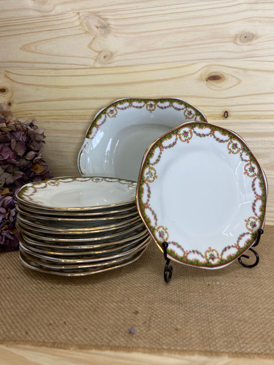 Service à Dessert Porcelaine Limoges