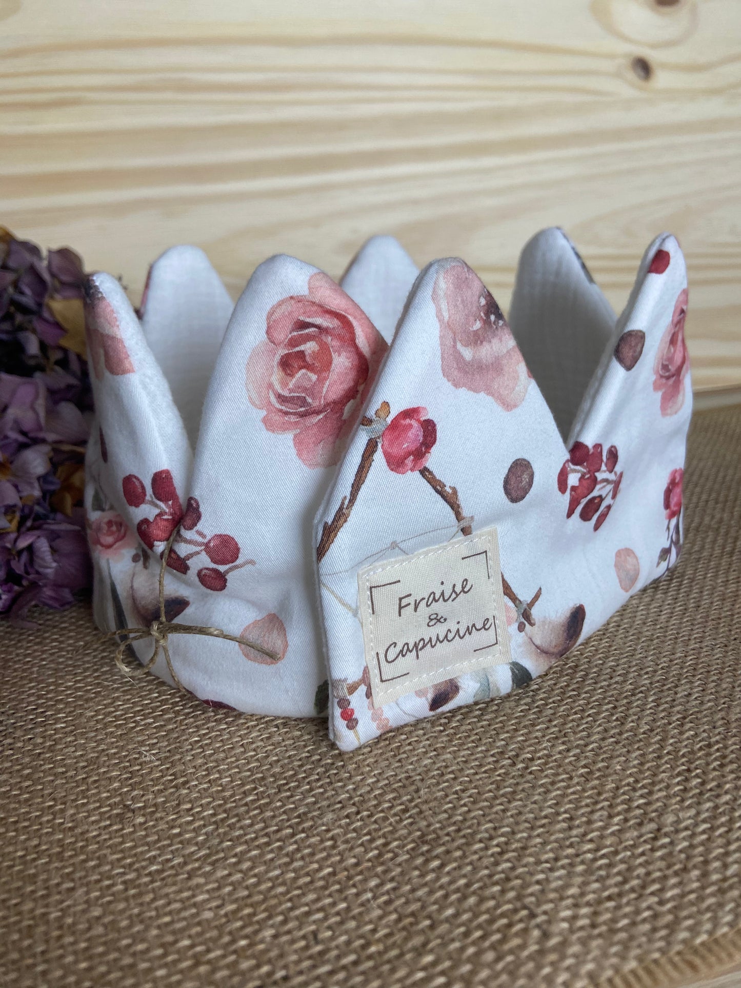 Couronne enfant en tissu