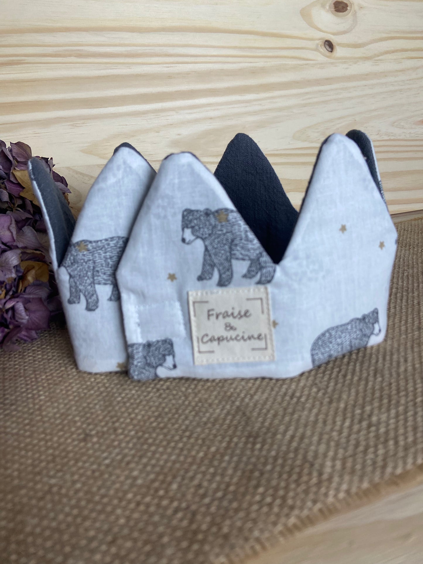 Couronne enfant en tissu