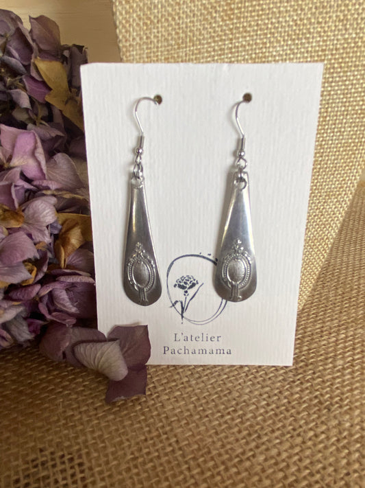 Boucle d'oreille Couvert Inox