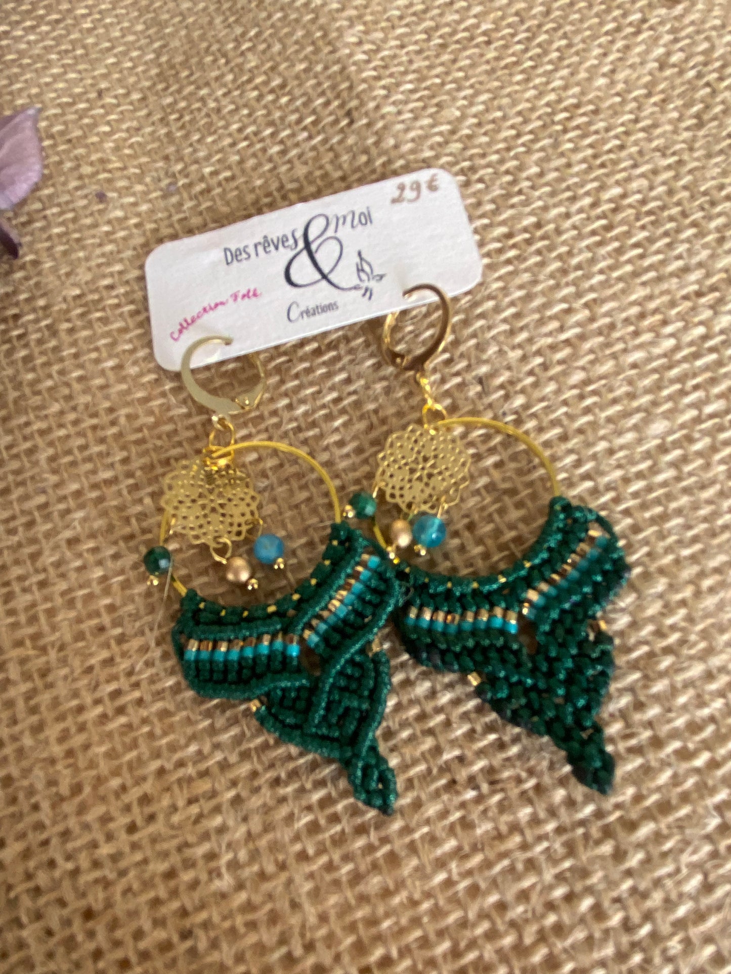 Boucles d'oreilles "In the Wind"