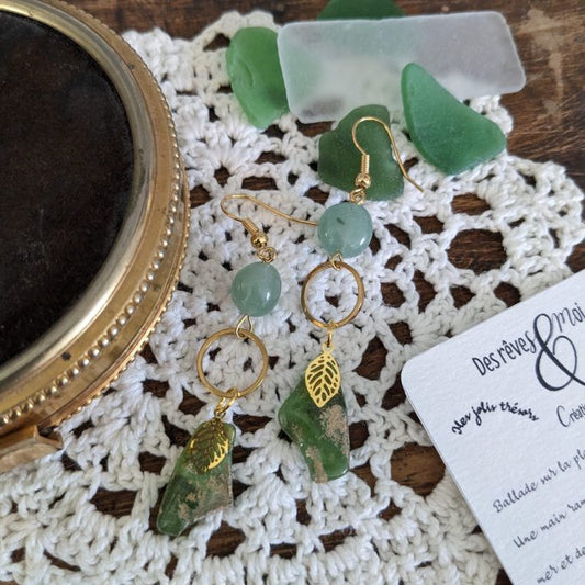 Boucles « joli trésor » n°5