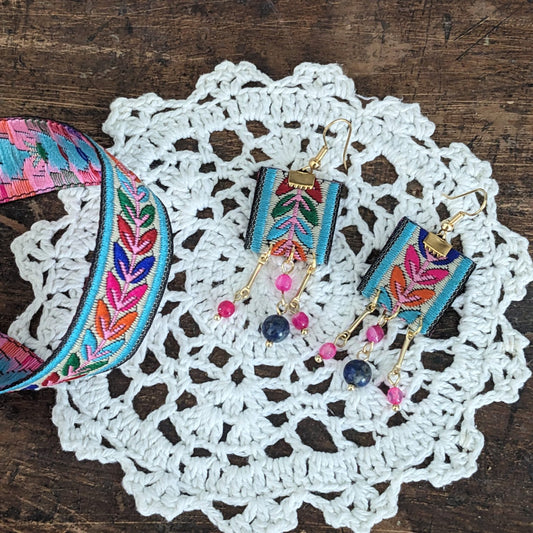 Boucles « Indian Folk n°2 » ♥