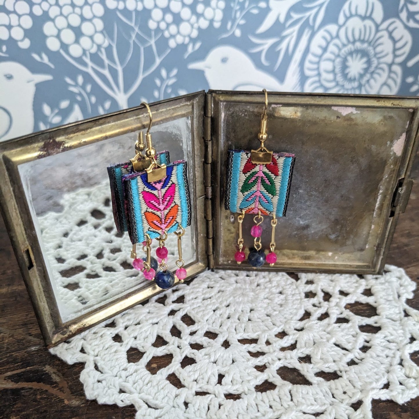 Boucles « Indian Folk n°2 » ♥