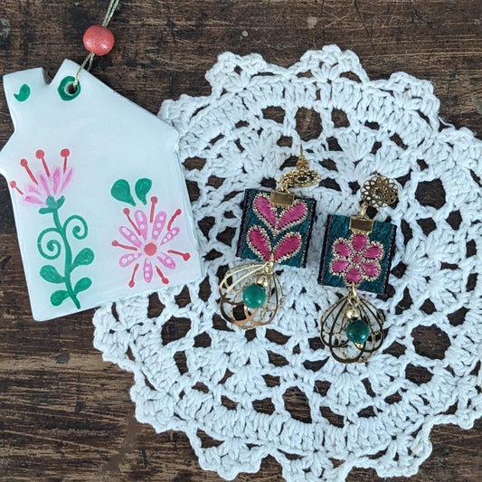 Boucles « Indian Folk n°3 »