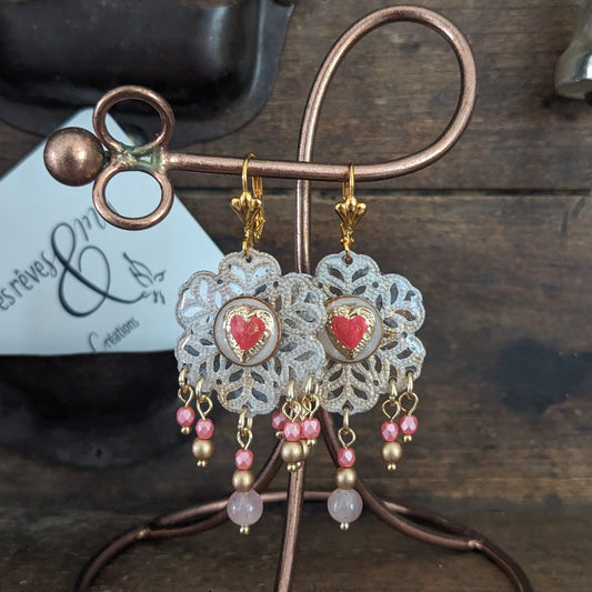 Boucles « Artistic heart »