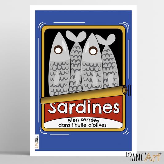 Affiche "Les Sardines"